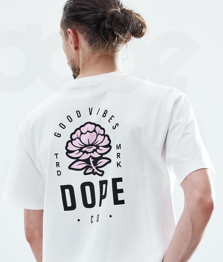 Dope Daily Rose Tişört Erkek Beyaz | TR2085IS