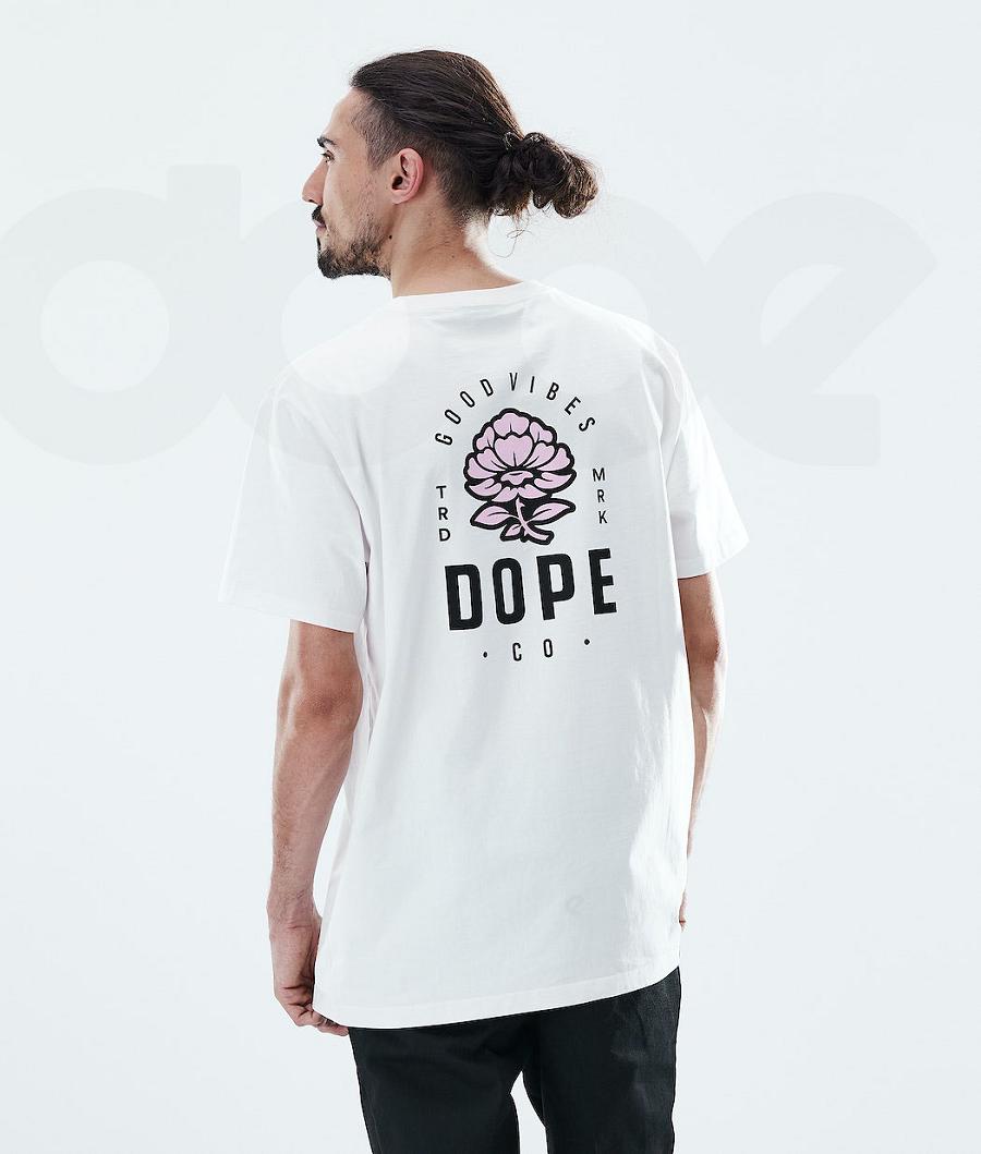 Dope Daily Rose Tişört Erkek Beyaz | TR2085IS