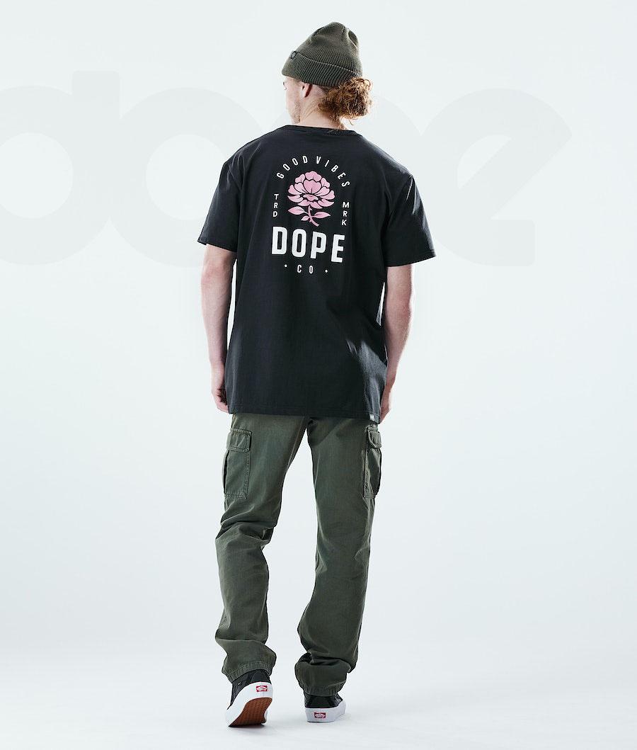 Dope Daily Rose Tişört Erkek Siyah | TR2086OR