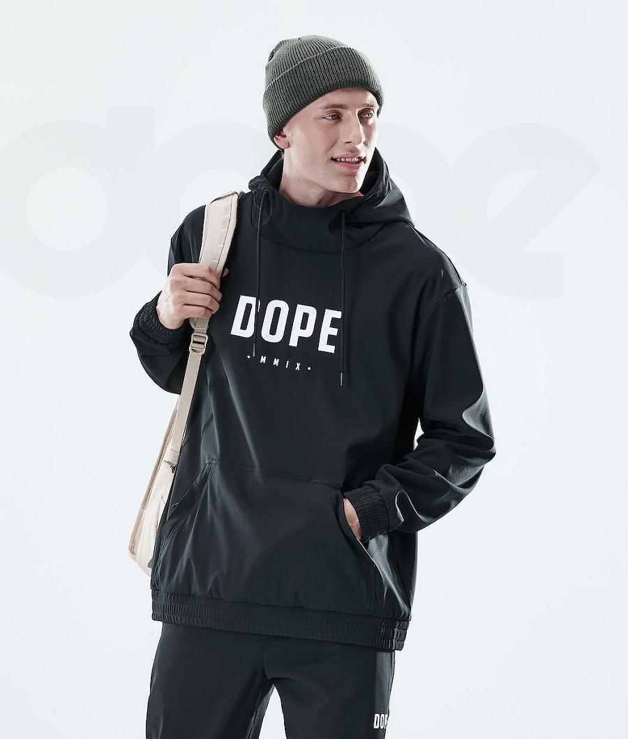 Dope Flight Kapüşonlu Sweatshirt Erkek Siyah | TR2050NB