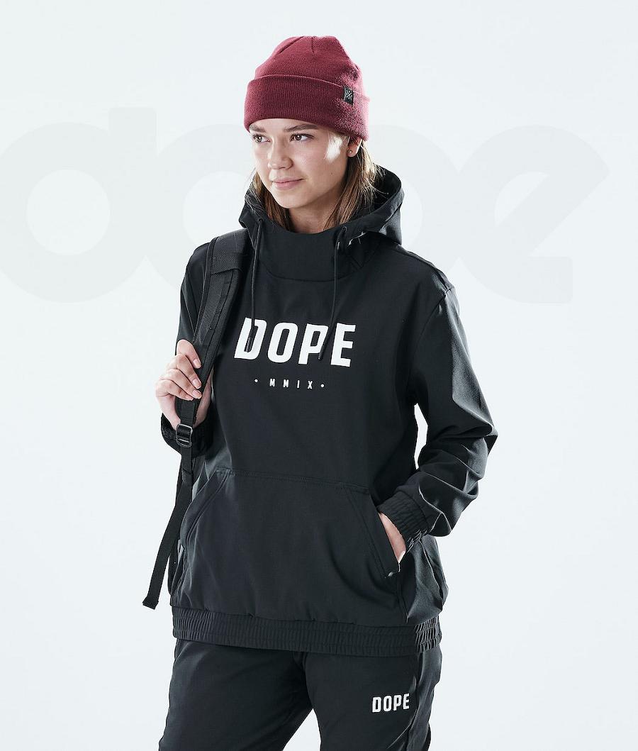 Dope Flight W Kapüşonlu Sweatshirt Kadın Siyah | TR1229PQ