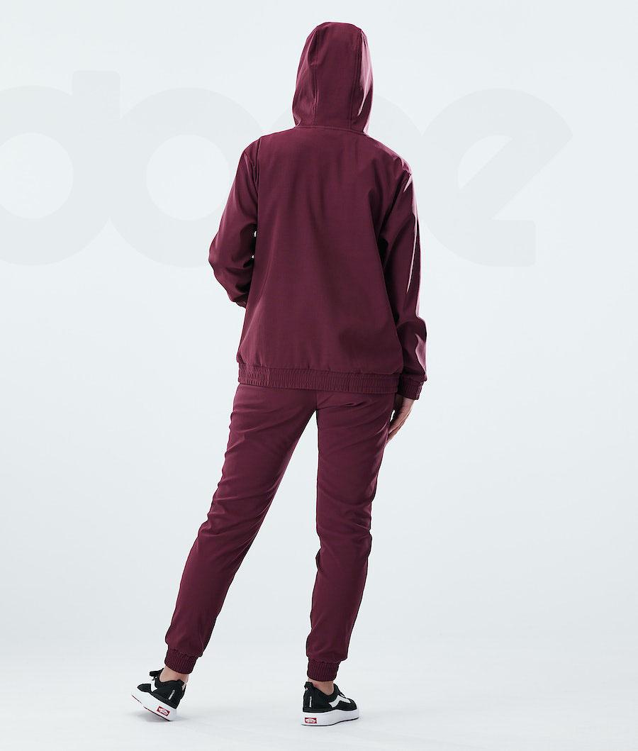 Dope Flight W Kapüşonlu Sweatshirt Kadın Bordo | TR1230AP