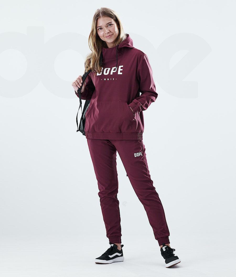 Dope Flight W Kapüşonlu Sweatshirt Kadın Bordo | TR1230AP