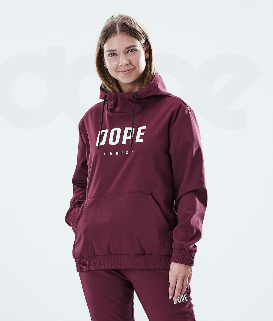 Dope Flight W Kapüşonlu Sweatshirt Kadın Bordo | TR1230AP