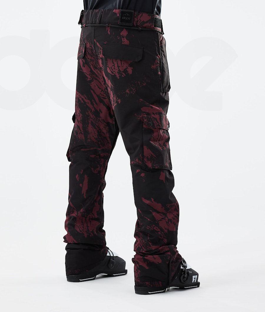 Dope Iconic 2021 Paint Kayak Pantolonu Erkek Bordo | TR2417DN