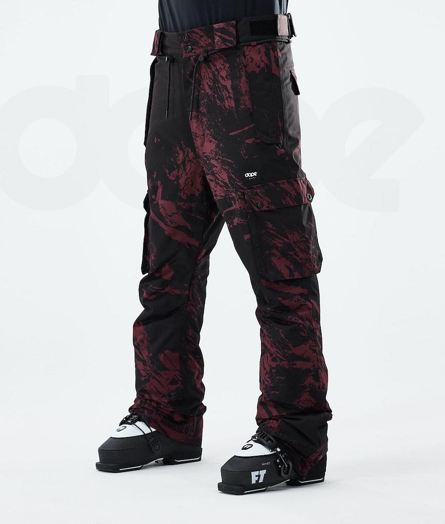 Dope Iconic 2021 Paint Kayak Pantolonu Erkek Bordo | TR2417DN