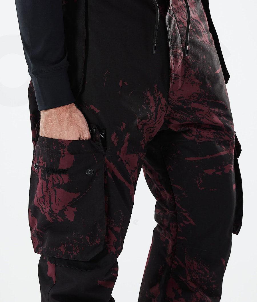 Dope Iconic 2021 Paint Snowboard Pantolonu Erkek Bordo | TR2480WY