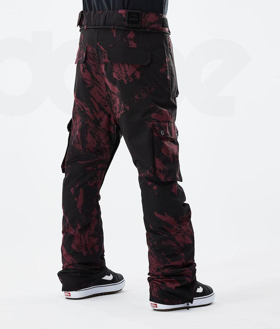 Dope Iconic 2021 Paint Snowboard Pantolonu Erkek Bordo | TR2480WY