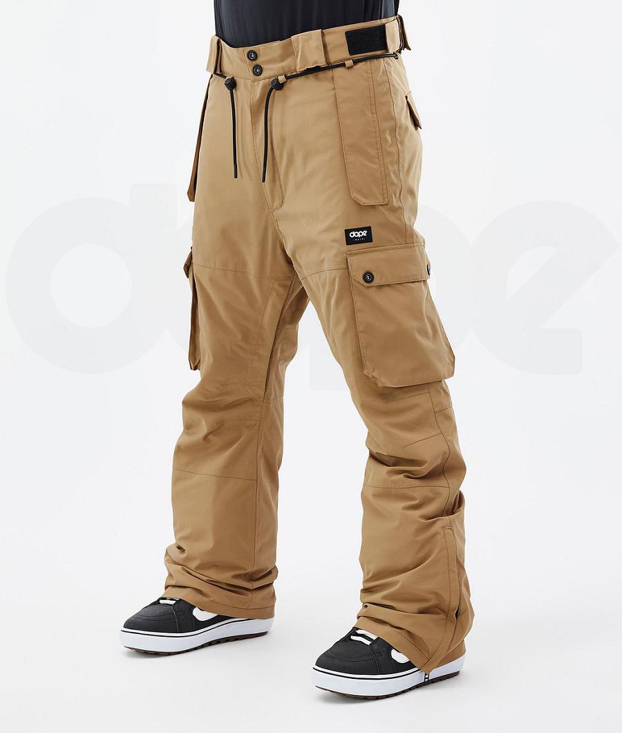 Dope Iconic Snowboard Pantolonu Erkek Altın | TR2501UT