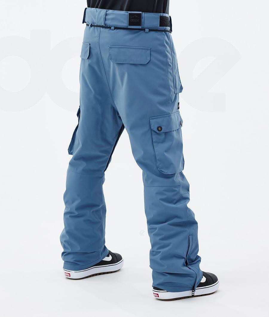 Dope Iconic Snowboard Pantolonu Erkek Mavi Gri | TR2496SO