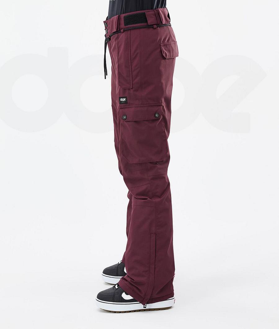 Dope Iconic W Don Snowboard Pantolonu Kadın Bordo | TR1786XF