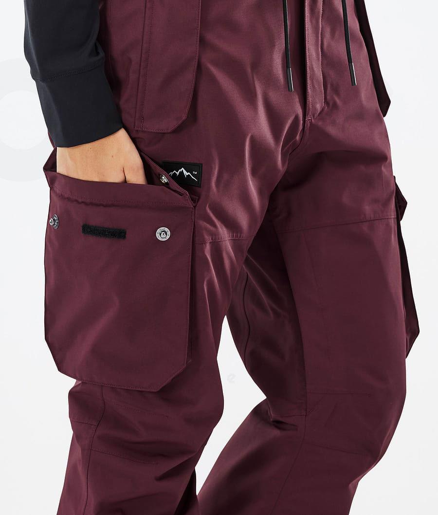 Dope Iconic W Don Snowboard Pantolonu Kadın Bordo | TR1786XF