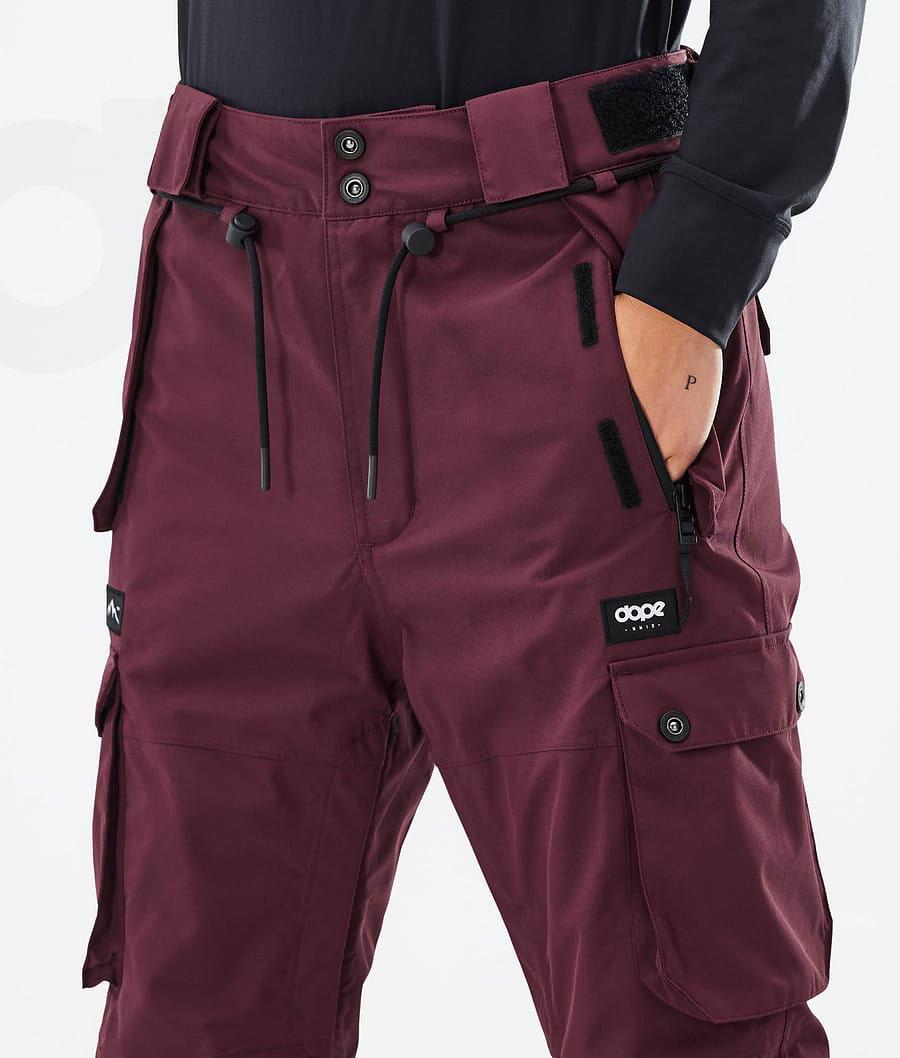 Dope Iconic W Don Snowboard Pantolonu Kadın Bordo | TR1786XF