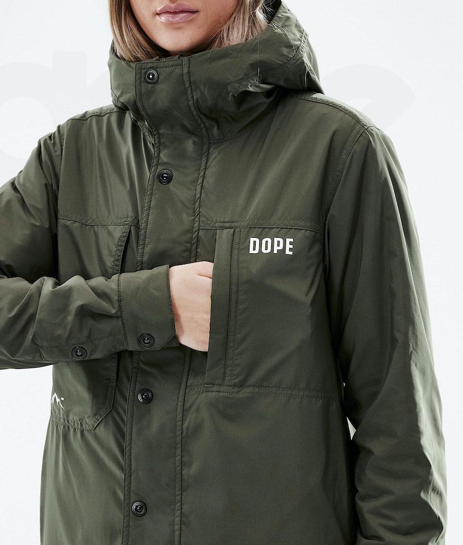 Dope Insulated W Açık Hava Ceketleri Kadın Zeytin Yeşili Yeşil | TR1331IS