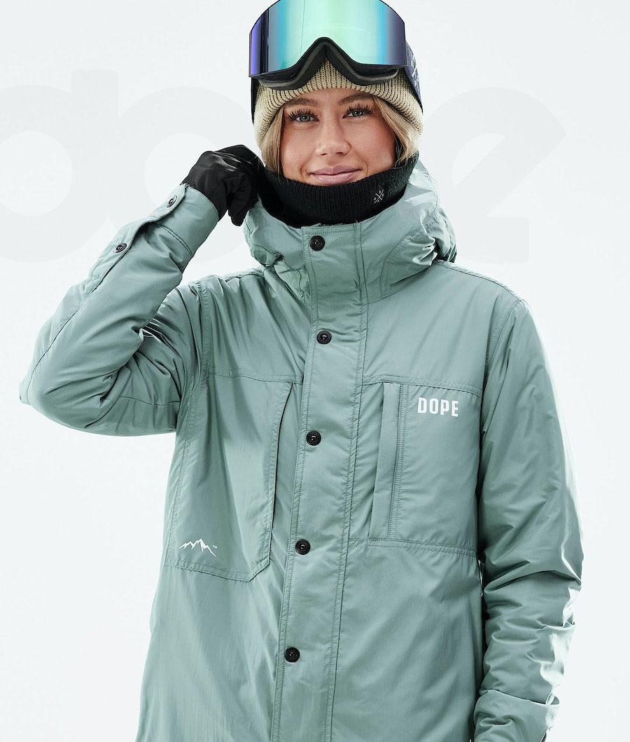 Dope Insulated W Snowboard Ceketi Kadın Yeşil | TR1583MA