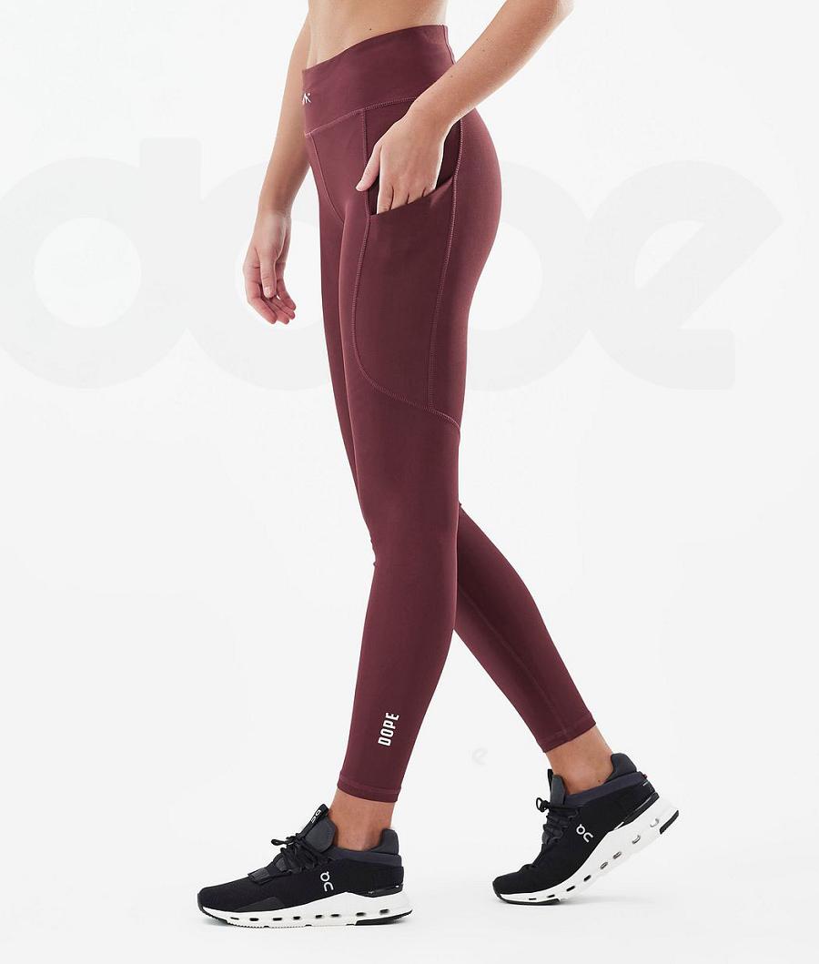 Dope Lofty Tech Burgundy Tayt Kadın Bordo | TR1265ZG