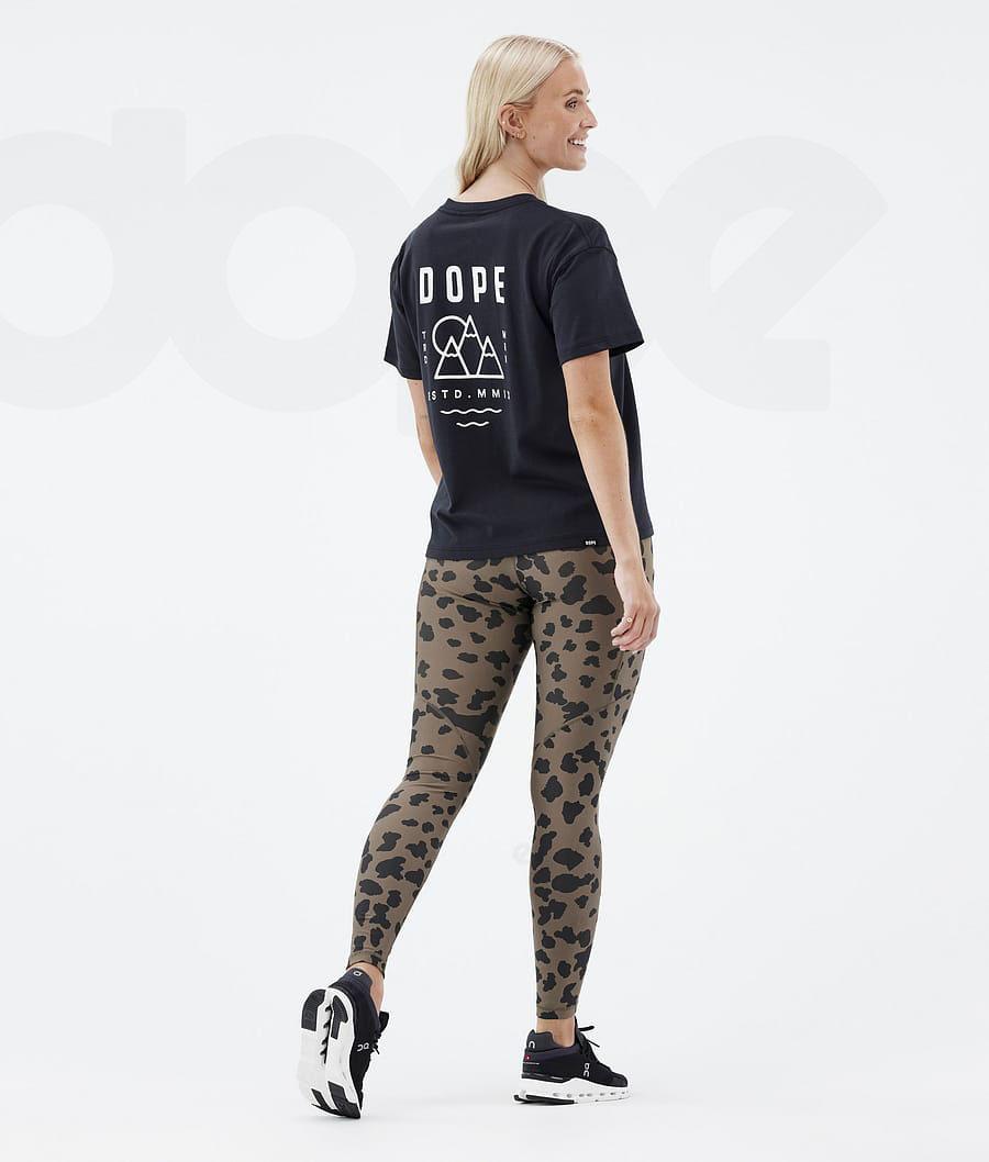 Dope Lofty Tech Dots Tayt Kadın Kahverengi | TR1262JJ