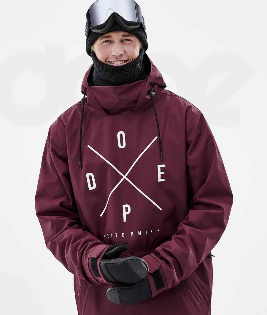 Dope Migoo 2X-Up Snowboard Ceketi Erkek Bordo | TR2264TV