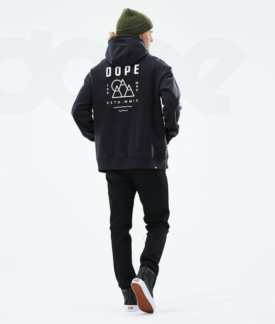 Dope Ozed Kapüşonlu Sweatshirt Erkek Siyah | TR2047CE