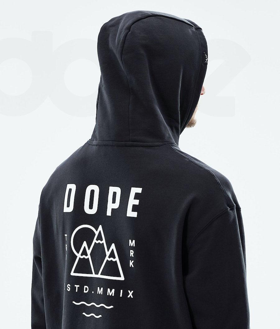 Dope Ozed Kapüşonlu Sweatshirt Erkek Siyah | TR2047CE