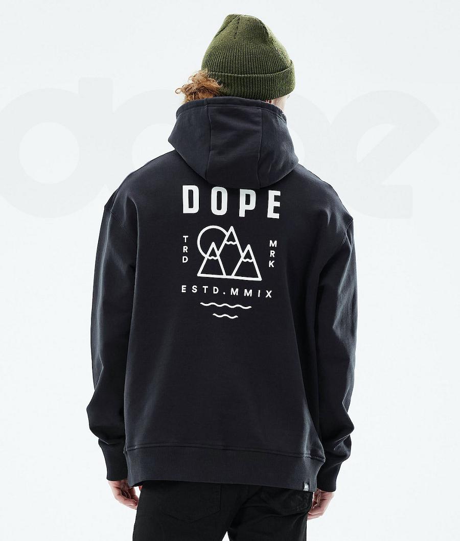 Dope Ozed Kapüşonlu Sweatshirt Erkek Siyah | TR2047CE