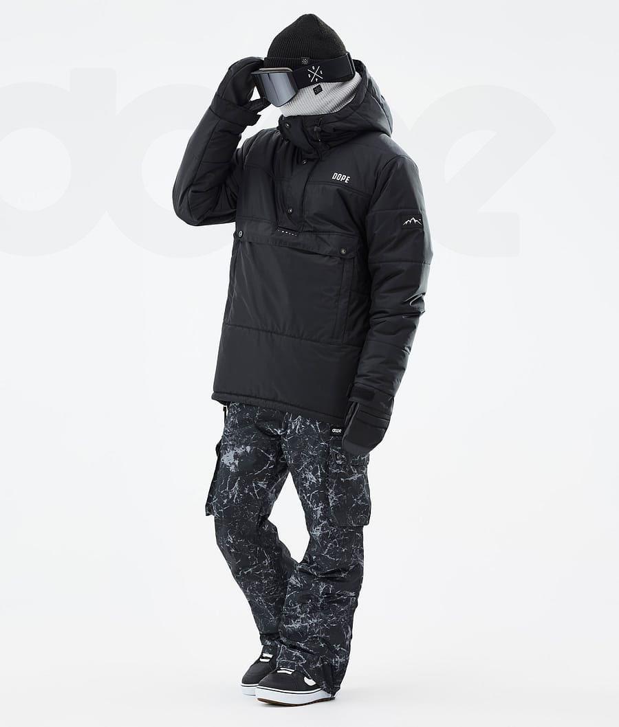 Dope Puffer Snowboard Ceketi Erkek Siyah | TR2260QZ