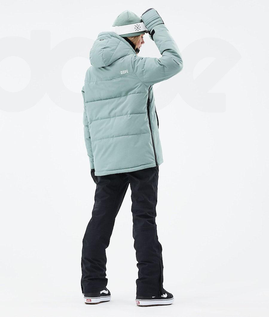 Dope Puffer W 2021 Snowboard Ceketi Kadın Yeşil | TR1565IS