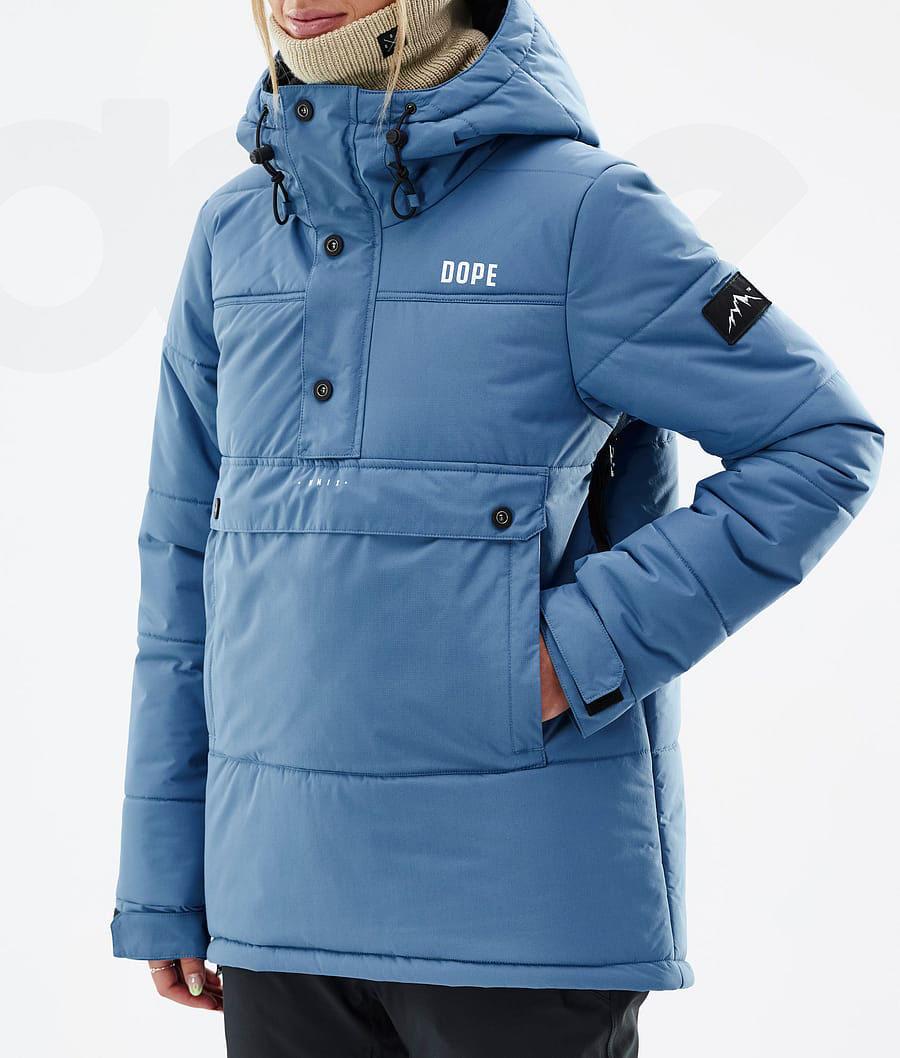 Dope Puffer W Kayak Ceketleri Kadın Mavi Gri | TR1399BC