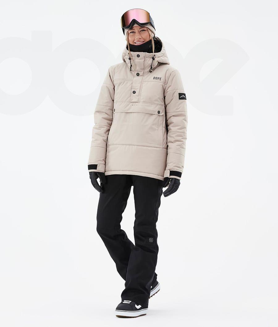 Dope Puffer W Snowboard Ceketi Kadın Kahverengi | TR1569SO