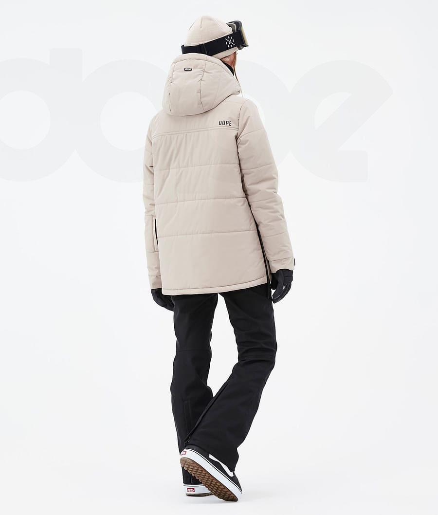 Dope Puffer W Snowboard Ceketi Kadın Kahverengi | TR1569SO