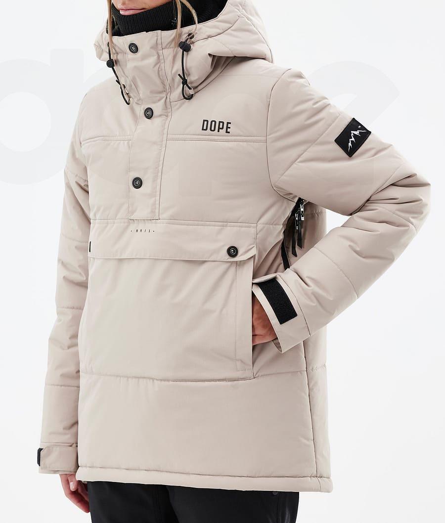 Dope Puffer W Snowboard Ceketi Kadın Kahverengi | TR1569SO