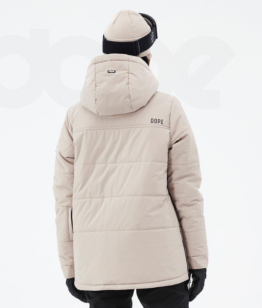 Dope Puffer W Snowboard Ceketi Kadın Kahverengi | TR1569SO