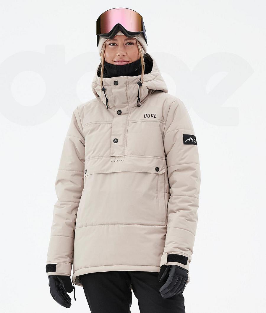 Dope Puffer W Snowboard Ceketi Kadın Kahverengi | TR1569SO