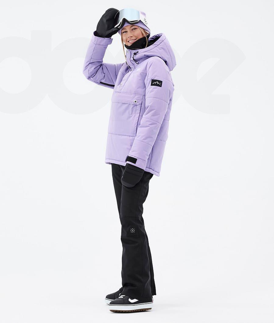 Dope Puffer W Snowboard Ceketi Kadın Mor | TR1567PQ