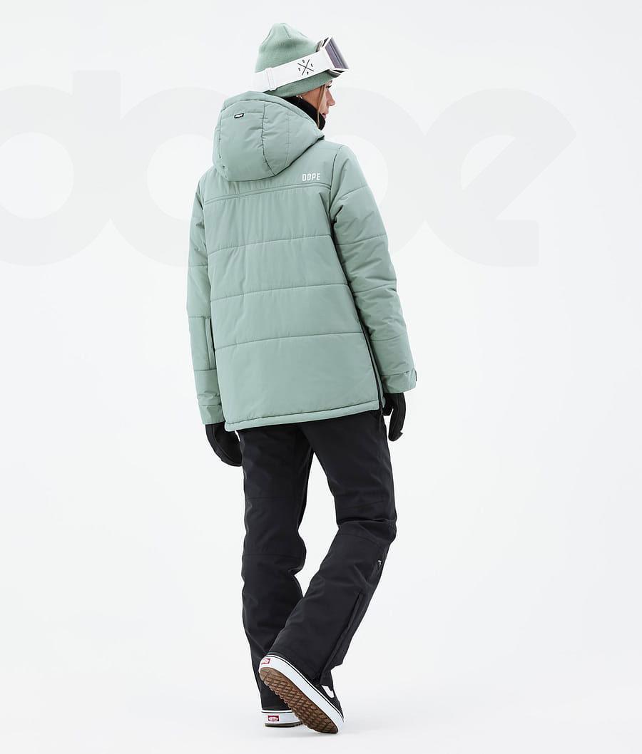 Dope Puffer W Snowboard Ceketi Kadın Yeşil | TR1566OR