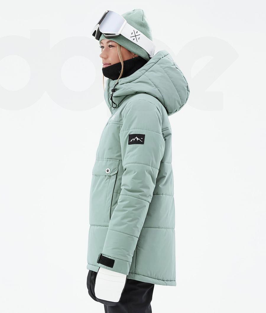 Dope Puffer W Snowboard Ceketi Kadın Yeşil | TR1566OR