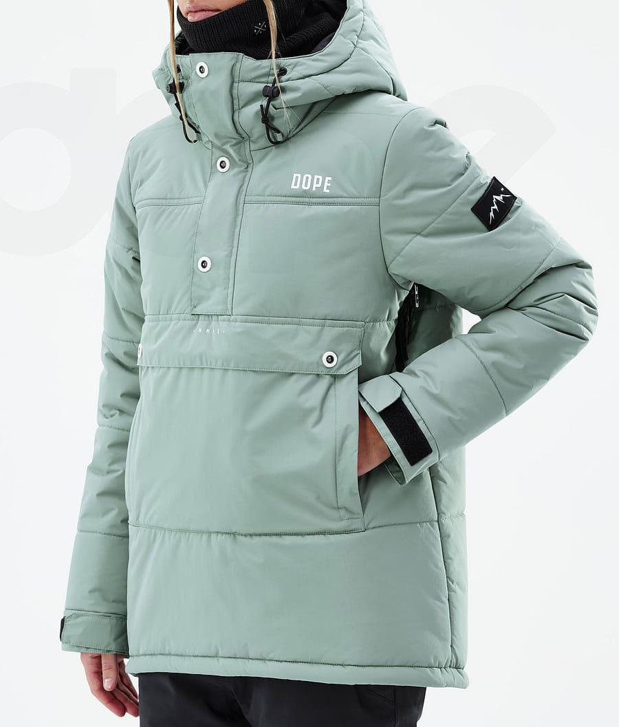 Dope Puffer W Snowboard Ceketi Kadın Yeşil | TR1566OR