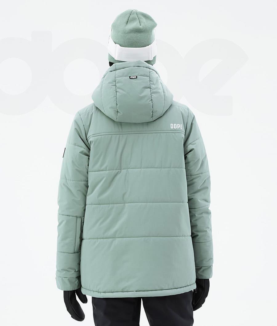 Dope Puffer W Snowboard Ceketi Kadın Yeşil | TR1566OR