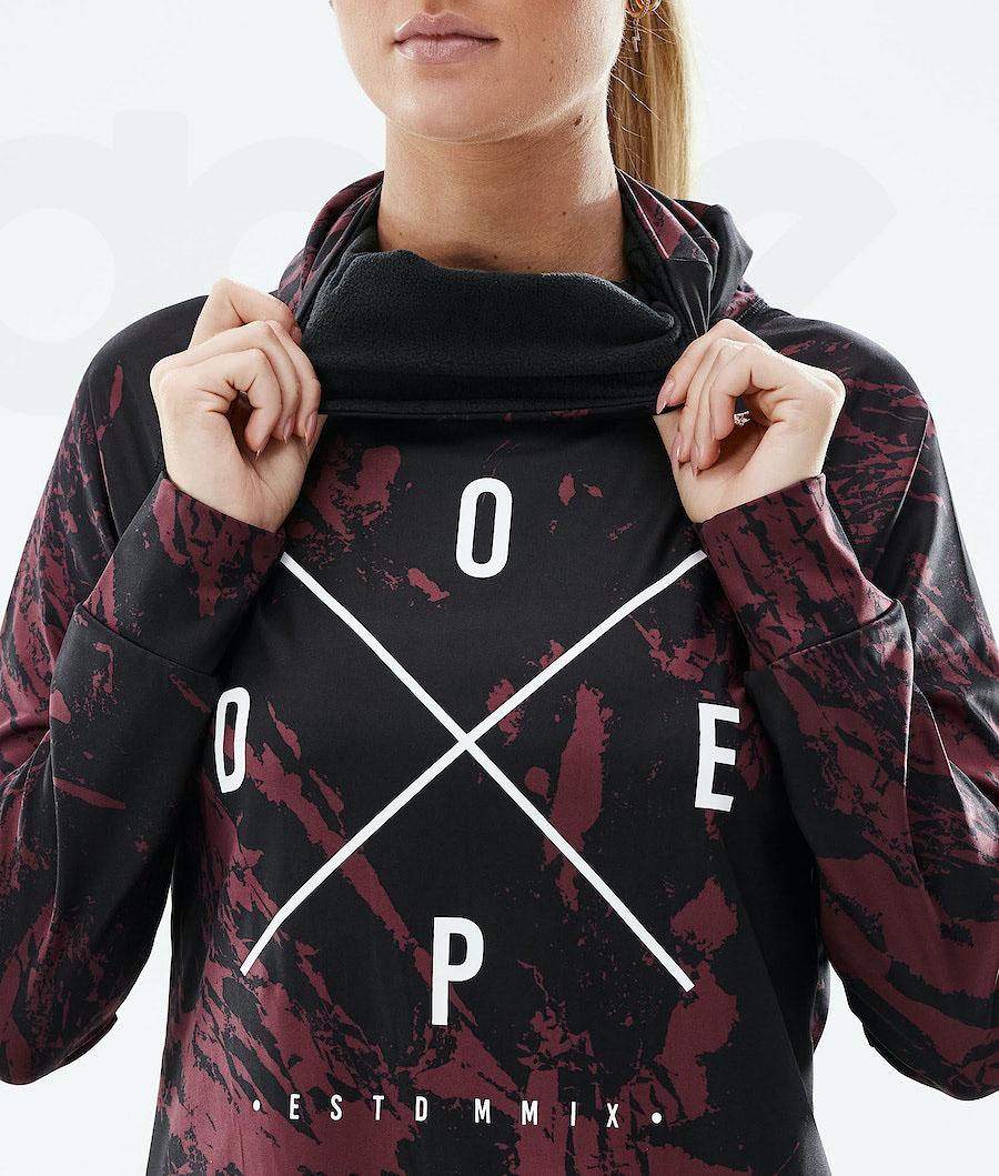 Dope Snuggle W 2X-Up Paint Temel Katman Üstleri Kadın Bordo | TR1170EX