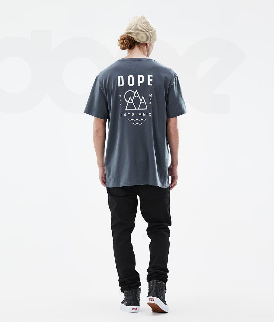 Dope Standard Summit Tişört Erkek Mavi | TR2074VD