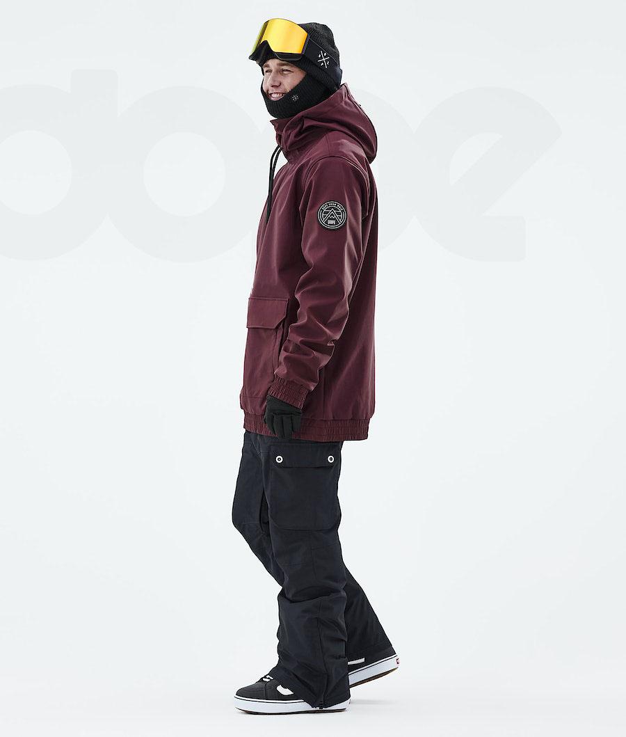 Dope Wylie Patch Snowboard Ceketi Erkek Bordo | TR2240UT