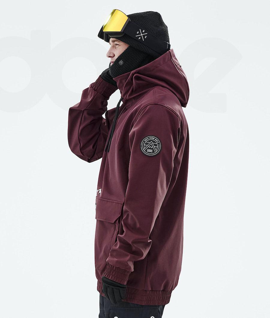 Dope Wylie Patch Snowboard Ceketi Erkek Bordo | TR2240UT