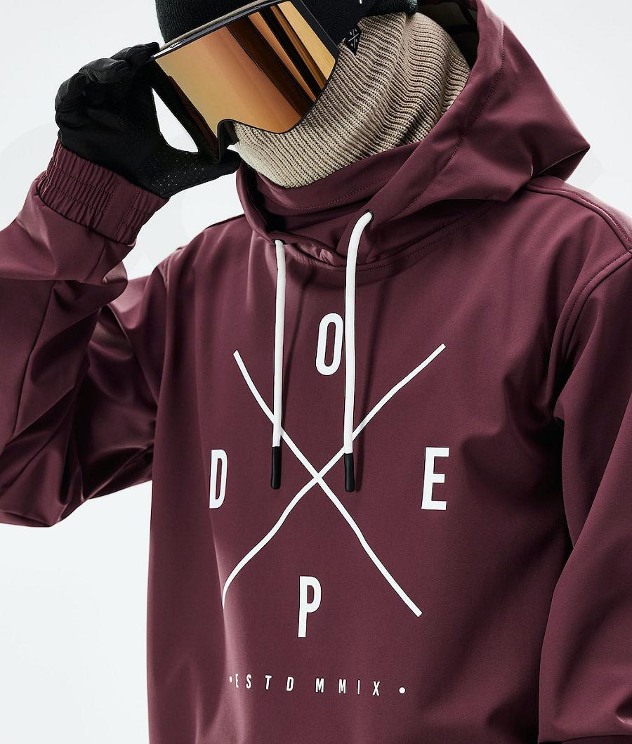 Dope Yeti 2021 2X-Up Snowboard Ceketi Erkek Bordo | TR2236EX