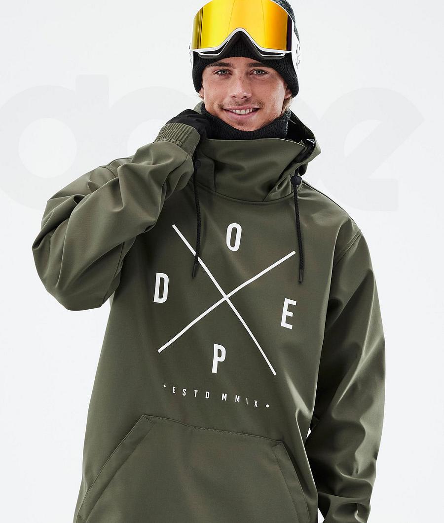 Dope Yeti 2X-Up Snowboard Ceketi Erkek Zeytin Yeşili Yeşil | TR2225KI