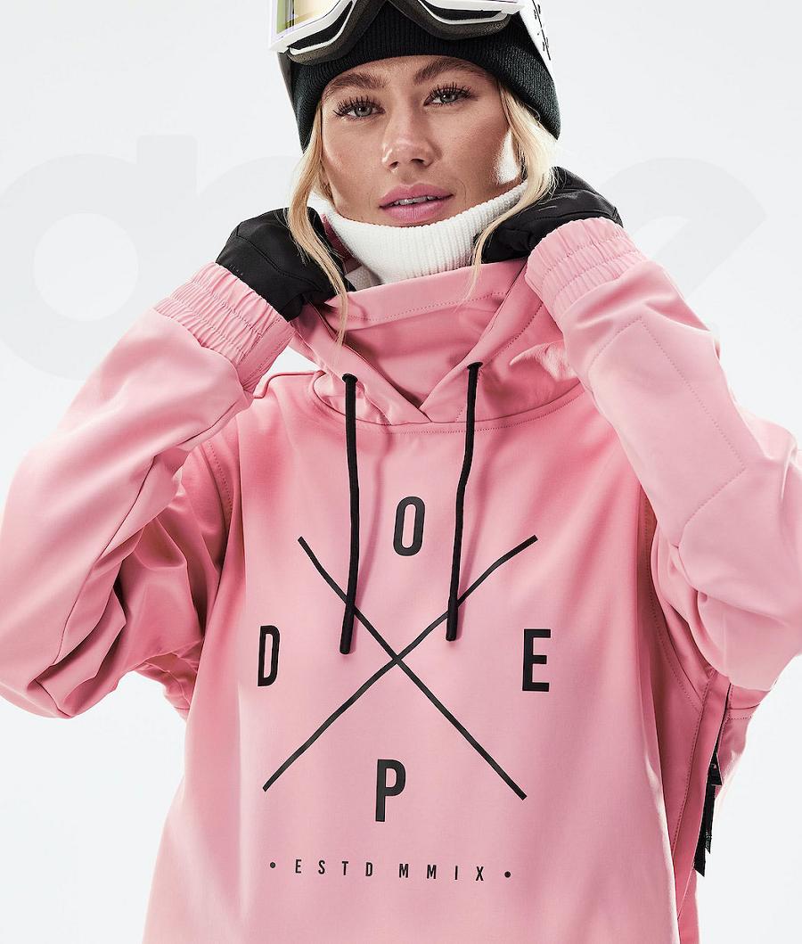 Dope Yeti W 2021 2X-Up Snowboard Ceketi Kadın Pembe | TR1545FM